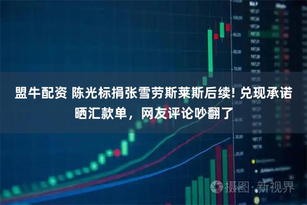 盟牛配资 陈光标捐张雪劳斯莱斯后续! 兑现承诺晒汇款单，网友评论吵翻了